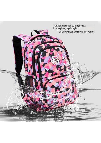 Çocuk Okul Çantaları, Ilkokul Kızları, Ortaokul Öğrencileri Için Naylon Kamuflaj Sırt Çantaları, Hafif Sırt Çantaları (Yurt Dışından) modelleri