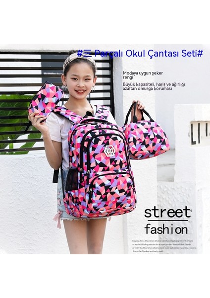 Çocuk Okul Çantaları, Ilkokul Kızları, Ortaokul Öğrencileri Için Naylon Kamuflaj Sırt Çantaları, Hafif Sırt Çantaları (Yurt Dışından) fırsatları