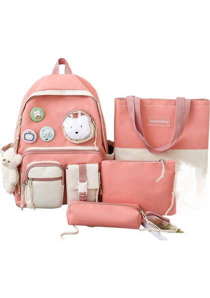 Ilkokul Okul Çantası Dört Parçalı Yeni Gelgit Serin Sırt Çantası Üç Ila Beş Altı Sınıf Büyük Kapasiteli Sırt Çantası (Yurt Dışından)