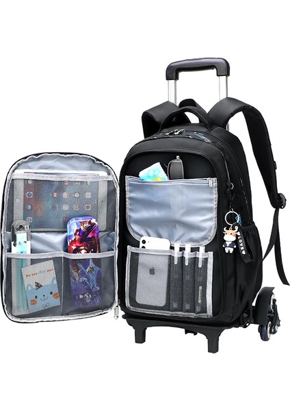 Ortaokul ve Ilkokul Öğrencileri Için Arabası Okul Çantası Büyük Kapasiteli Erkek Moda Sırt Çantası (Yurt Dışından) modelleri