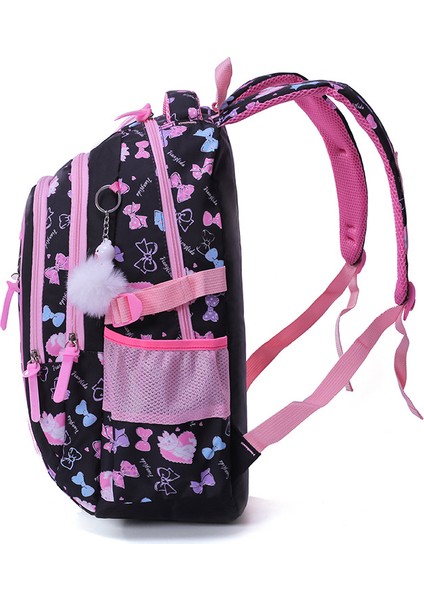 Ilkokul Kız Kore Versiyonu 3-6 Sınıf Kızların Yükünü Azaltan Omurga Koruyucu Sırt Çantası Su Geçirmez (Yurt Dışından) fırsatları