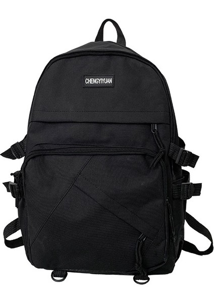 Sırt Çantası Üniversite Öğrencisi Okul Çantası Büyük Kapasiteli Basit Çift Rahat Sırt Çantası (Yurt Dışından) fırsatları