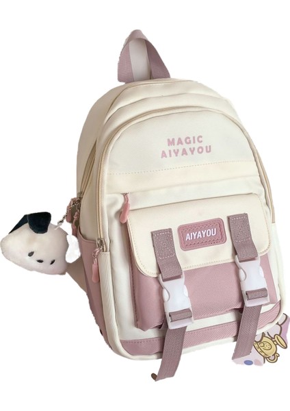 Yüksek Görünümlü Sırt Çantası, Ortaokul ve Lise Taşınabilir Sırt Çantası, Öğrenci Çantası, Gündelik Seyahat Çantası (Yurt Dışından)