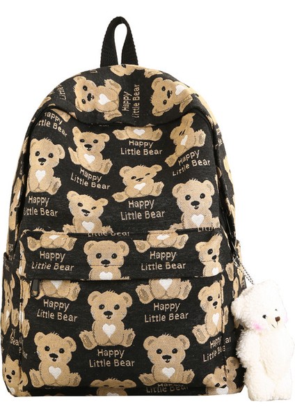 Sırt Çantası Moda Karikatür Kız Rahat Sırt Çantası Büyük Kapasiteli Basit Okul Çantası Ilköğretim ve Ortaokul Öğrencileri Için (Yurt Dışından)