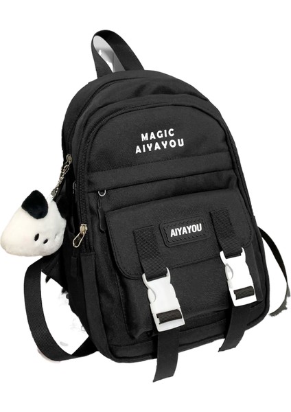 Yüksek Görünümlü Sırt Çantası, Ortaokul ve Lise Taşınabilir Sırt Çantası, Öğrenci Çantası, Gündelik Seyahat Çantası (Yurt Dışından)