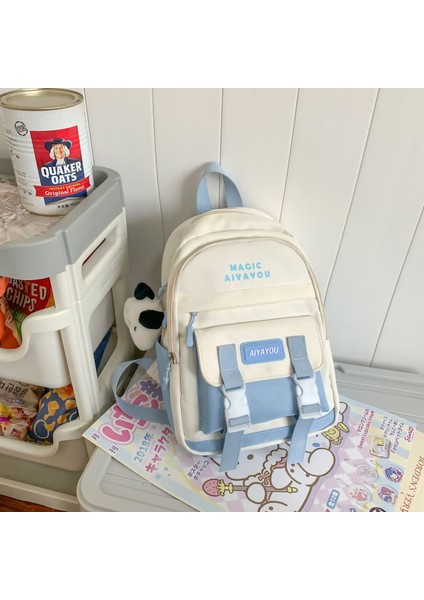 Yüksek Görünümlü Sırt Çantası, Ortaokul ve Lise Taşınabilir Sırt Çantası, Öğrenci Çantası, Gündelik Seyahat Çantası (Yurt Dışından) fırsatları