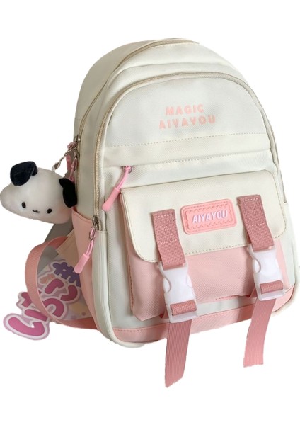 Yüksek Görünümlü Sırt Çantası, Ortaokul ve Lise Taşınabilir Sırt Çantası, Öğrenci Çantası, Gündelik Seyahat Çantası (Yurt Dışından)