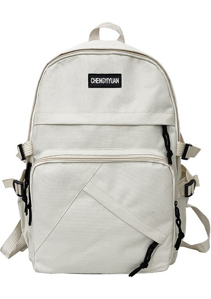 Sırt Çantası Üniversite Öğrencisi Okul Çantası Büyük Kapasiteli Basit Çift Rahat Sırt Çantası (Yurt Dışından) fiyatları