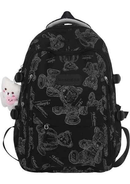 Sırt Çantası Büyük Kapasiteli Sırt Çantası Erkek Sırt Çantası Üniversite Öğrencisi Ortaokul Lise Öğrenci Çantası Graffiti Çanta (Yurt Dışından) indirimleri