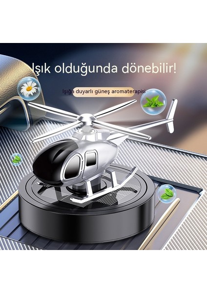 Araba Parfüm Süsleri, Işık Enerjisi Dönen Aromaterapi Koltuğu, Arabada Temiz Hava, Alüminyum Alaşımlı Helikopter Dekorasyonu (Yurt Dışından) modelleri
