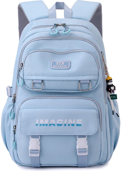 Yeni Okul Çocuğu Okul Çantası, Sırt Çantası, Kızlar Için Uygun Büyük Kapasiteli Hafif Okul Çantası (Yurt Dışından)