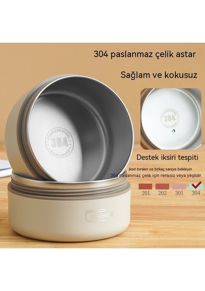 304 Paslanmaz Çelik Isı Yalıtımlı Öğle Yemeği Kutusu Çift Katmanlı Taşınabilir Öğle Yemeği Kutusu Yuvarlak Çok Katmanlı Iş Öğrencileri Kapaklı Öğle Yemeği Kutusu (Yurt Dışından) fırsatları
