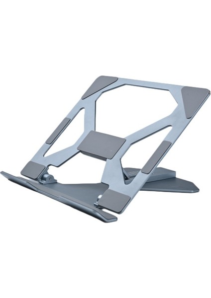 Metal Alüminyum Alaşımlı Dizüstü Bilgisayar Standı Soğutma Rafı Kaldırma Katlanır Canlı Öğrenme Masaüstü Tablet Standı (Yurt Dışından)