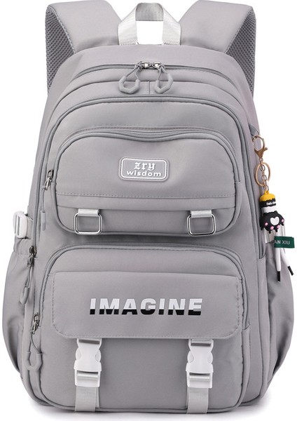 Yeni Okul Çocuğu Okul Çantası, Sırt Çantası, Kızlar Için Uygun Büyük Kapasiteli Hafif Okul Çantası (Yurt Dışından)