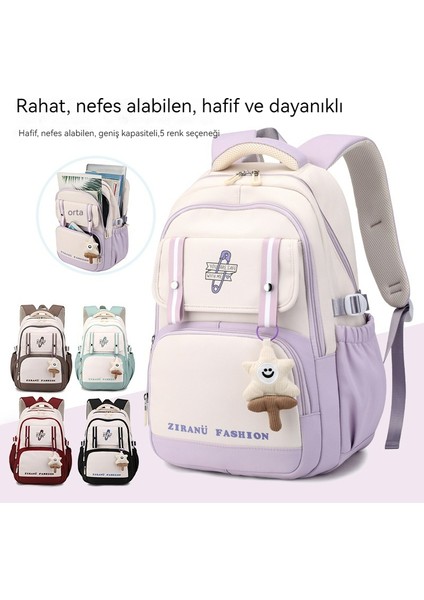 Yeni Çocuk Okul Çantası Ilkokul 3-6. Sınıf Sırt Çantası, Ortaokul Okul Çantası, Kızlar Için Uygundur (Yurt Dışından) fiyatları