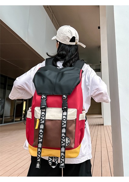 Kore Renklendirme Yeni Stil Moda Moda Sırt Çantası, Rahat Açık Seyahat Sırt Çantası (Yurt Dışından) fiyatları