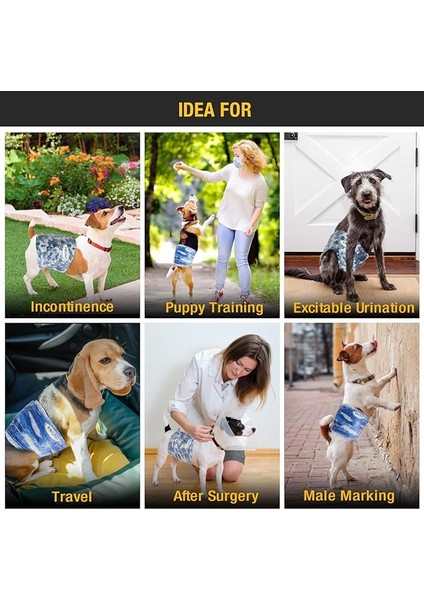 Dono Erkek Köpek Tek Kullanımlık Çocuk Bezi/çocuk Bezi, 48 Tablet, Süper Emici, Sızdırmaz Uydurma, Uyarıcı Idrara Çıkma, Inkontinans, Xs Kodu (Yurt Dışından)