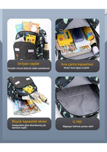 Ilkokul Okul Çantası, Omuz Çantası, Omurga Yükü Azaltma, Büyük Kapasite (Yurt Dışından) indirimleri