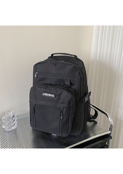 Büyük Kapasiteli Basit Sırt Çantası Rahat Sırt Çantası Orta Okul Öğrencisi Okul Çantası (Yurt Dışından) fırsatları