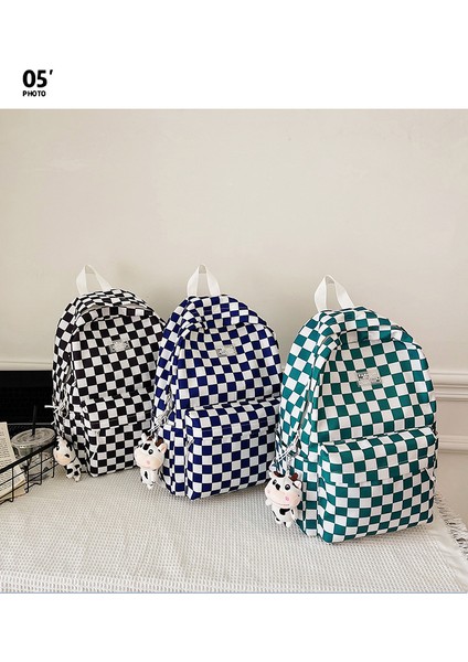 Rahat Sırt Çantası Ekose Kadın Sırt Çantası Ortaokul ve Lise Öğrencisi Okul Çantası (Yurt Dışından) fırsatları