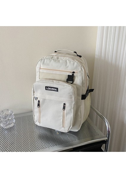 Büyük Kapasiteli Basit Sırt Çantası Rahat Sırt Çantası Orta Okul Öğrencisi Okul Çantası (Yurt Dışından) fırsatları