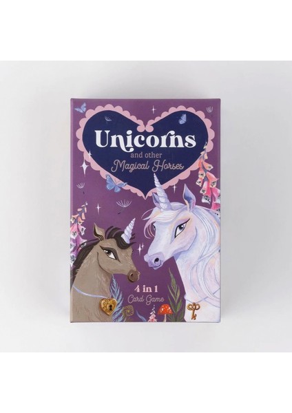 Unicorns & Other Magical Horses: 4 In 1 Card Game