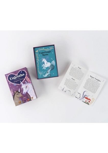 Unicorns & Other Magical Horses: 4 In 1 Card Game