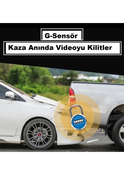 1440P FHD Yüksek Çözünürlüğe Sahip 3 İnç Ekranlı Ultra Geniş Açı Lensli Araç Kamerası