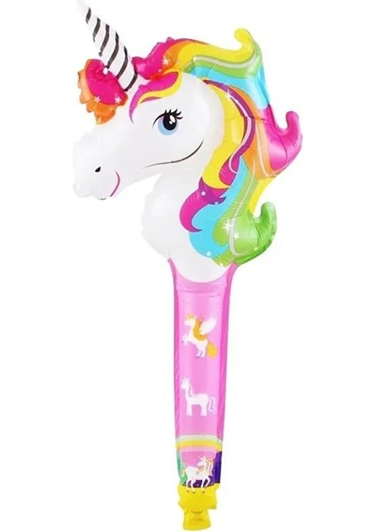 Unicorn Saplı Folyo Balon