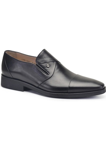 Siyah Termo Loafer Erkek Ayakkabı -51003-