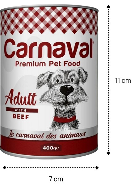 Premium Yetişkin Köpek Konservesi Biftekli 400 gr X12 fiyatları