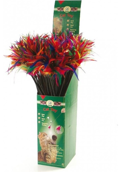 Karlıe Tüylü Kedi Oltası 59Cm