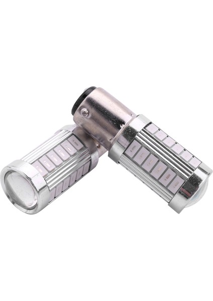 Adet Kırmızı 1157 P21/5 W BAY15D Süper Parlak 33 Smd 5630 5730 LED Otomatik Fren Lambaları Sis Lambası 21/5 W Araba Gündüz Çalışan Işık Stop Ampuller (Yurt Dışından)