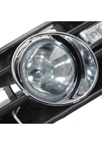 2 x LED Izgara Izgara Tampon Sis Önleyici Farlar Far 97-06 Golf 4 Mk4 Iv Siyah (Yurt Dışından)