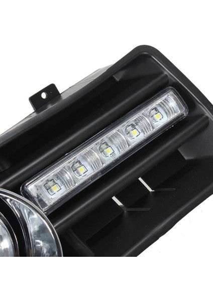 2 x LED Izgara Izgara Tampon Sis Önleyici Farlar Far 97-06 Golf 4 Mk4 Iv Siyah (Yurt Dışından)