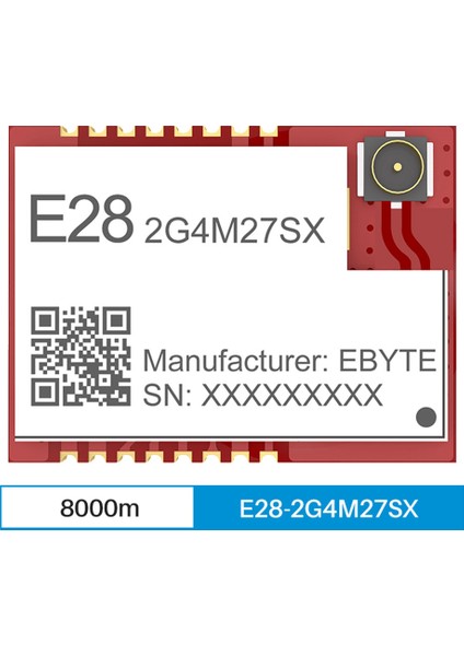 SX1280 Kablosuz Rf Modülü Cdsenet E28-2G4M27SX 27DBM 8km Uyumlu Yüksek Hızlı Lora Smd Ipex Pa+Lna Gfsk Flrc (Yurt Dışından)