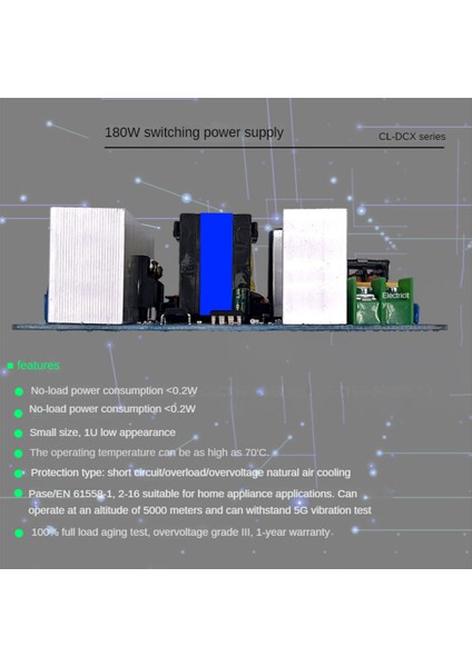 36V 5A Güç Modülü 180W Endüstriyel Anahtarlama Güç Kaynağı Modülü Kart Ac-Dc (Yurt Dışından)