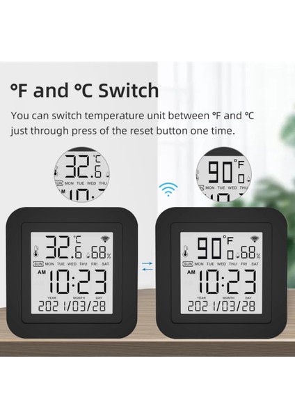 S09A Wifi 3ın1 Akıllı Sensör Kızılötesi Uzaktan Kumanda Sıcaklık Nem Algılama Ir Özellikli Cihaz Uzaktan (Yurt Dışından) fiyatları