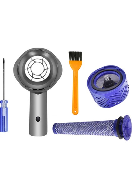 Motor Arka Kapak Kiti Için V6 DC58 DC59 DC61 DC62 DC63 DC74 Elektrikli Süpürge Ön/sonra Filtre Yedek Aksesuarlar (Yurt Dışından)