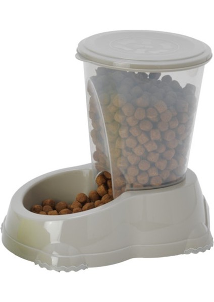 Smart Saklamalı Mama Kabı 1.5 lt Gri