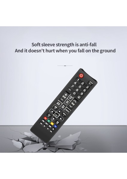 Silikon Kılıf Uzaktan Kumanda Koruyucu Kapak Tv Için Uygun BN59 AA59 Serisi Uzaktan Kumanda Siyah (Yurt Dışından) fiyatları