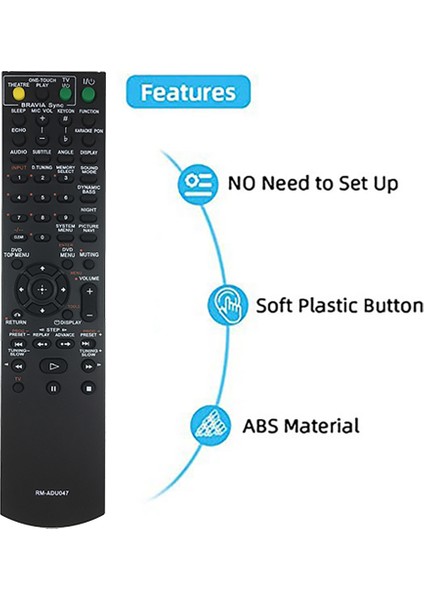 -ADU047 Uzaktan Kumanda DAV-HDX475 DAV-HDX576W DAV-DZ280 HCD-DZ750 STR-KSL700 Av Amplifikatörü Uzaktan Kumanda (Yurt Dışından) modelleri
