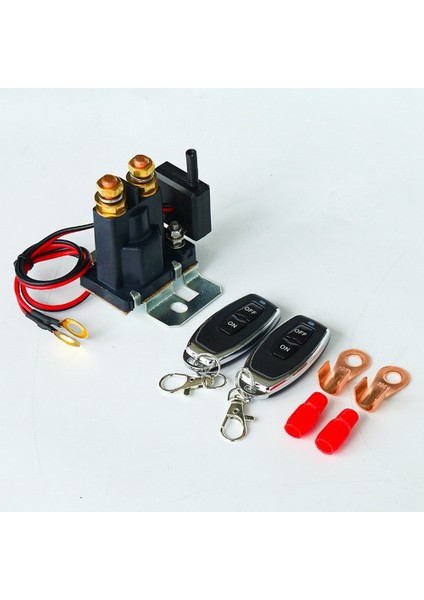12 V 500A Uzaktan Akü Bağlantı Kesme Anahtarı Araba Kamyon Rv Akü Anahtarı Izolatörü Için Yükseltildi 2 Tuşlu (Yurt Dışından)