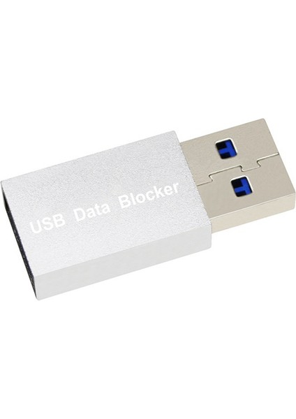 Adet USB Veri Engelleyici Yalnızca Şarj Edilebilir USB Engelleyici Adaptörü Veri Senkronizasyonunu Engellemek Için Meyve Suyu Kaldırmaya Karşı Koruma Gümüş (Yurt Dışından) indirimleri