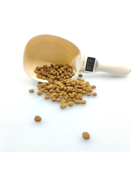 Hassas Tartılı Kedi ve Köpek Mama Küreği 15.5x5.5x14.3 C