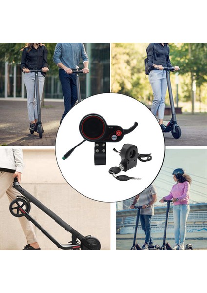 TF-100 Ekran Pano 5pin + Kontak Kilit Anahtarı Scooter Kilometre Kugoo M4 Elektrikli Scooter Parçaları (Yurt Dışından)