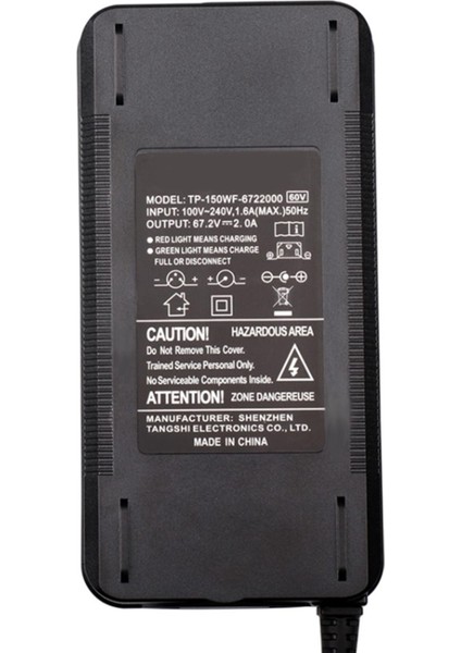 67.2V2A Lityum Pil Şarj Cihazı Elektrikli Bisiklet Için 16 S 60 V Lityum Iyon Pil Tek Tekerlekli Bisiklet Şarj Cihazı ile Fan Ab Tak (Yurt Dışından)