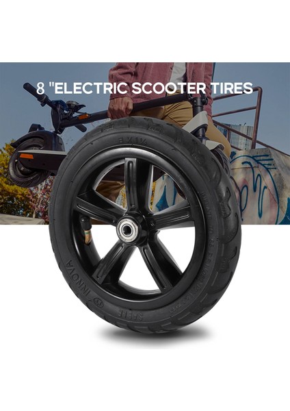 8 Inç Elektrikli Scooter Lastiği 8x1 1/4 Iç Lastik 200X45 Pnömatik Lastik Tüm Tekerlek-8mm (Yurt Dışından) indirimleri