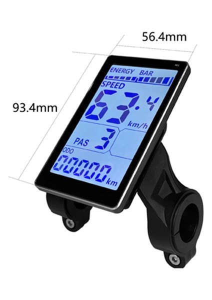 Dağ Bisikleti Lityum Pil Modifikasyon Aksesuarları 24-60V Lcd-M5 Elektrikli Scooter Akıllı LCD Enstrüman (Yurt Dışından)
