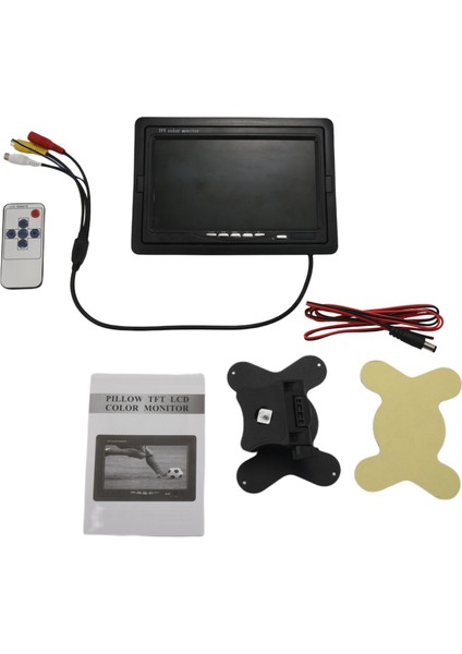 12V-24V 7 Inç Tft LCD Renkli Hd Monitör Araba Cctv Ters Dikiz Yedekleme Kamerası Için (Yurt Dışından)